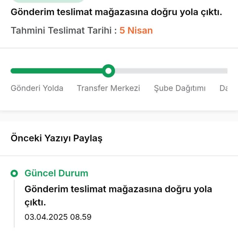 Kargom Günlerdir Transfer Merkezinde Bekliyor
