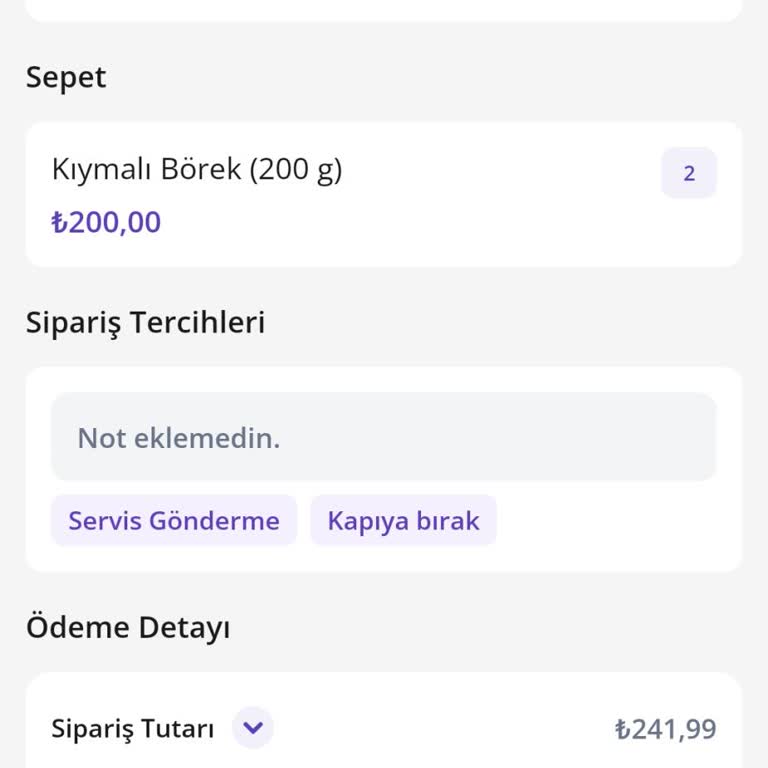 Yanlış Konum Nedeniyle İptal Edilen Sipariş