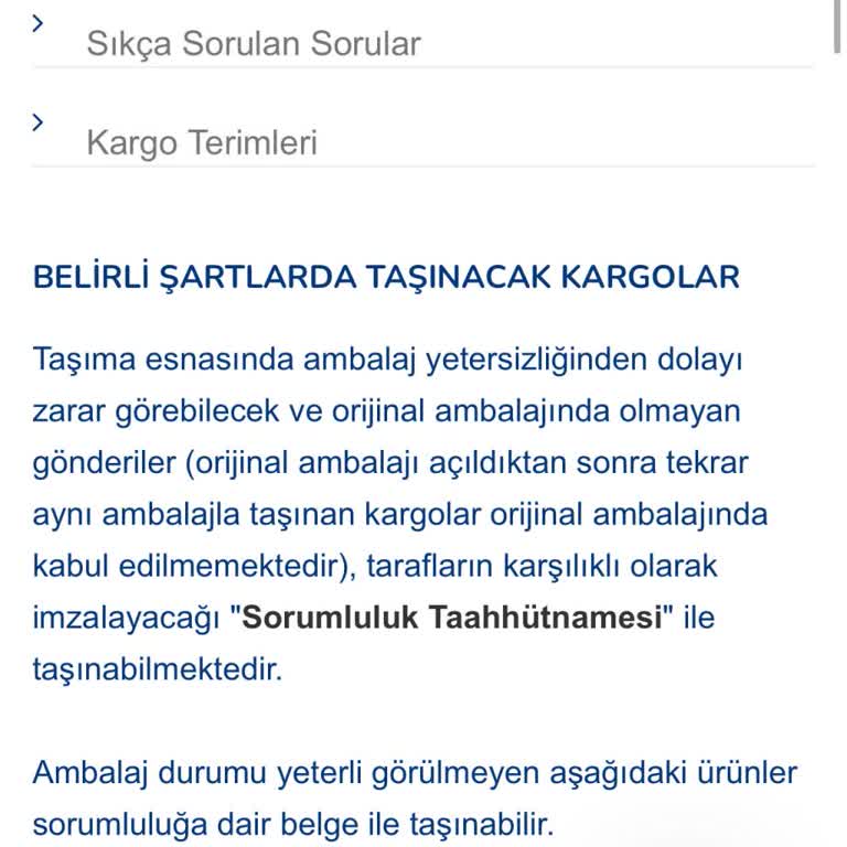 Sürat Kargo'da Çelişkili Bilgilendirme Sorunu