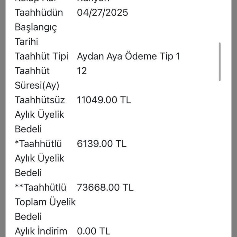 Yanlış Üyelik Ücreti Ve İndirim Sorunu