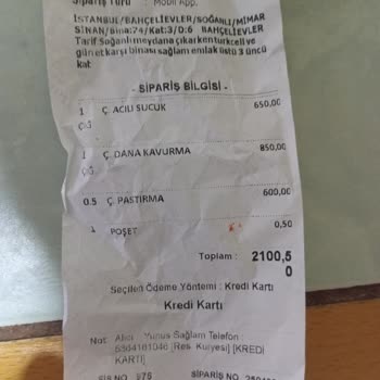 Köfteci Yusuf'tan Gelen Küflü Sucuk Şoku