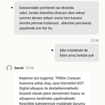 TR Slot Bahis Sitesinde Haksız Kazanç Ve İlgisiz Destek