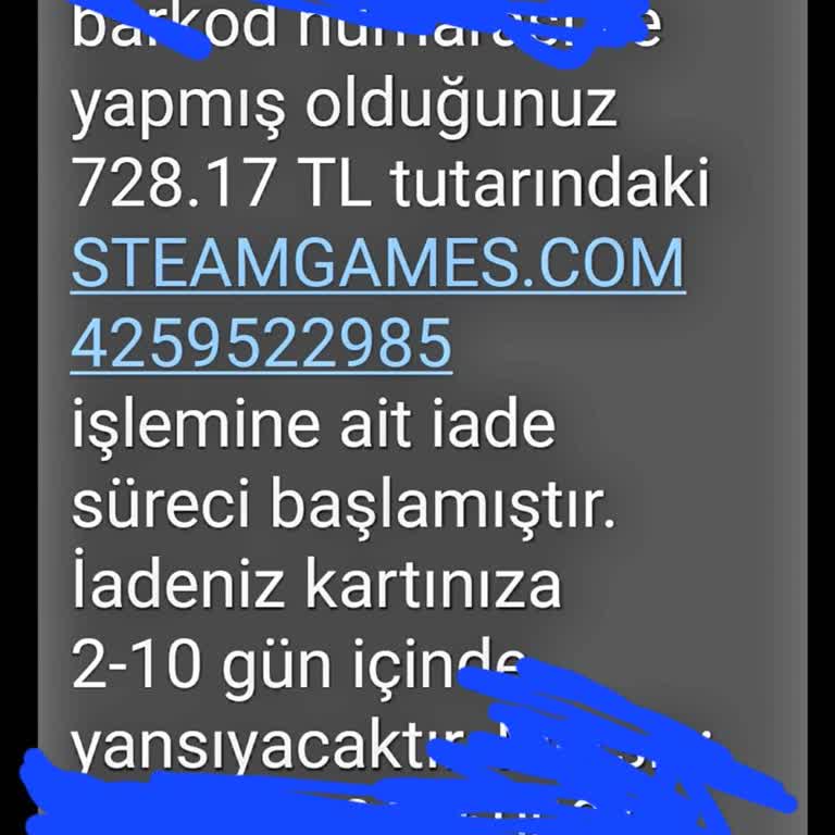 İade Edilen Oyunun Ücreti Hesabıma Yatmadı