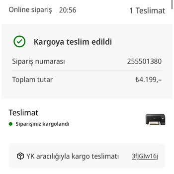Teslim Edilmeyen Printer Ve İletişim Sorunları