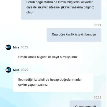 Hilarionbet Bahis Sitesinin Ödeme Ve Kimlik Bilgisi Talebi Sorunu