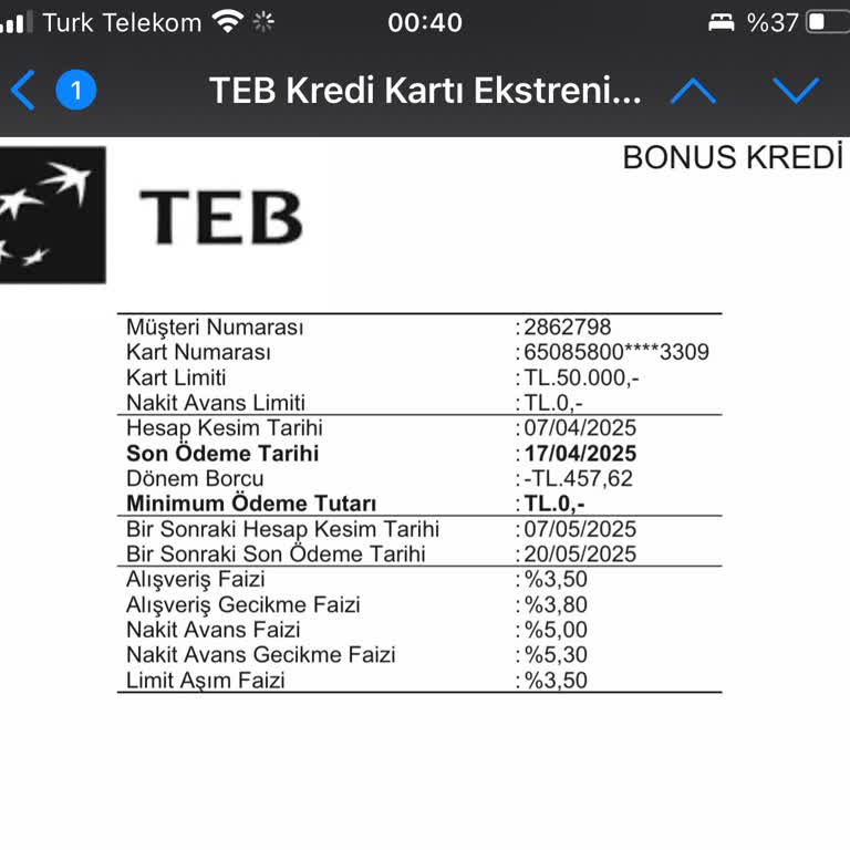 Yanlış Borç Yansıtma Sorunu