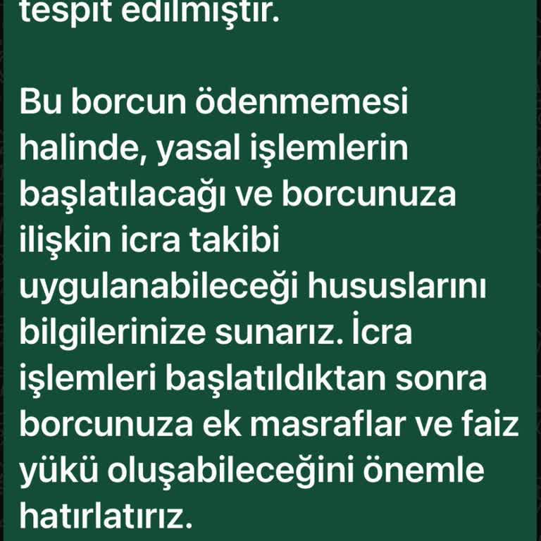 Hizmet Almadığım Halde Ücret Talebi
