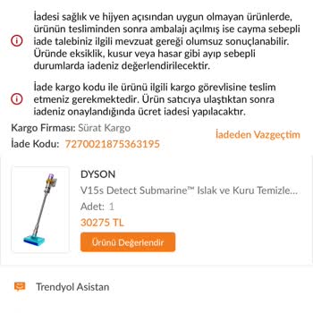 Trendyol'dan Gelen Hayal Kırıklığı: Bozuk Ürün Ve İade Sorunu
