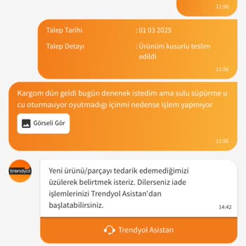 Trendyol'dan Gelen Hayal Kırıklığı: Bozuk Ürün Ve İade Sorunu