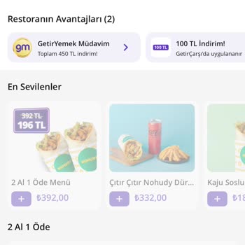 GetirYemek'te Yanıltıcı Kampanya Ve Fiyatlandırma Şikayeti