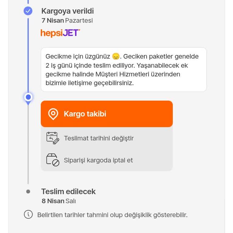 Hepsijet İle Sürekli Geciken Teslimatlar