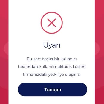Edenred Uygulamasında Sürekli Hata: Başkasına Kayıtlı Görünüyor