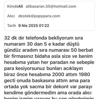 Komisyon Kesintileri Ve Yetersiz Müşteri Hizmeti