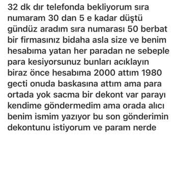 Komisyon Kesintileri Ve Yetersiz Müşteri Hizmeti