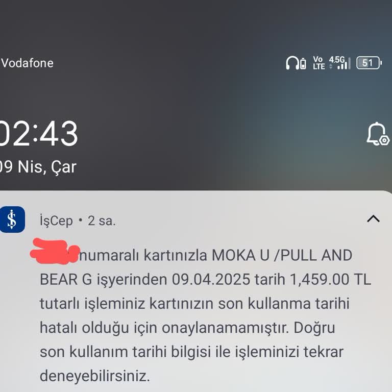 Yetkisiz Kart Kullanımı Ve Güvenlik Endişesi