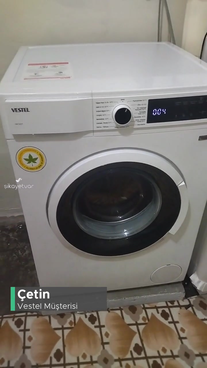 Vestel Çamaşır Makinesinde Ses ve Titreme videonun kapak resmi