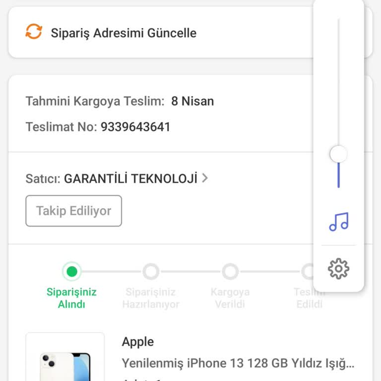 Siparişin Akıbeti Belirsiz: Bilgi Bekliyorum!
