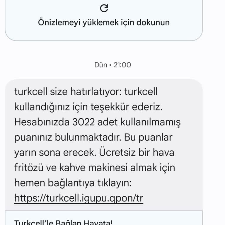 Turkcell Yanıltıcı Mesajla Gelen Hayal Kırıklığı