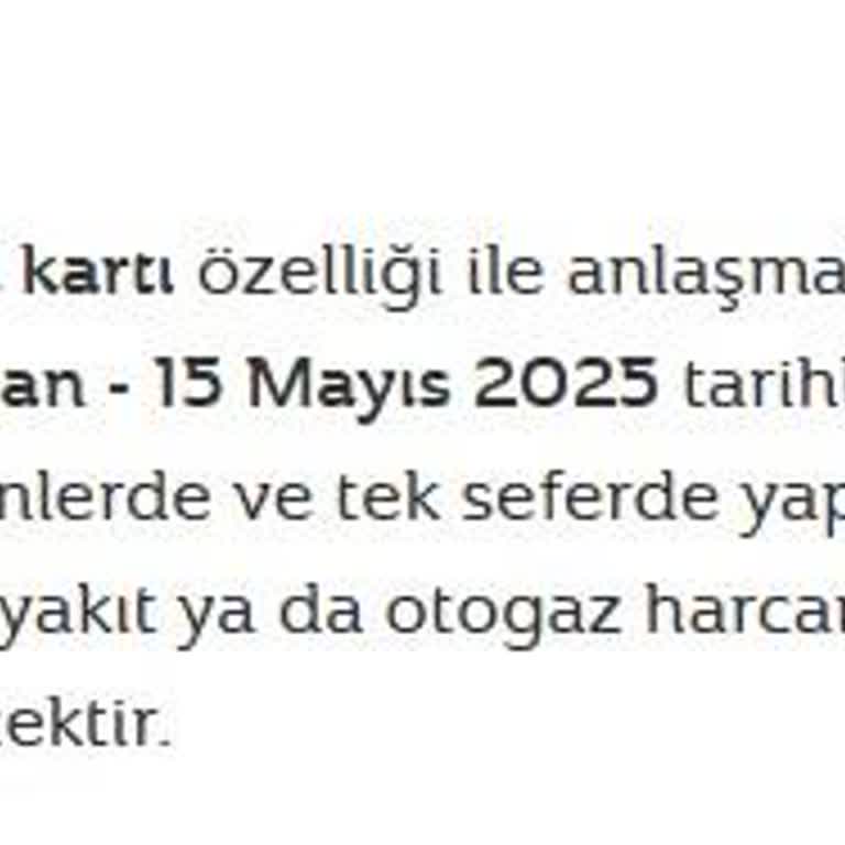 Bankkart Akaryakıt Puanı İçin Belirsiz İstasyonlar Sorunu