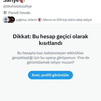 Hesabım Kısıtlandı: Acil Yardım İhtiyacı