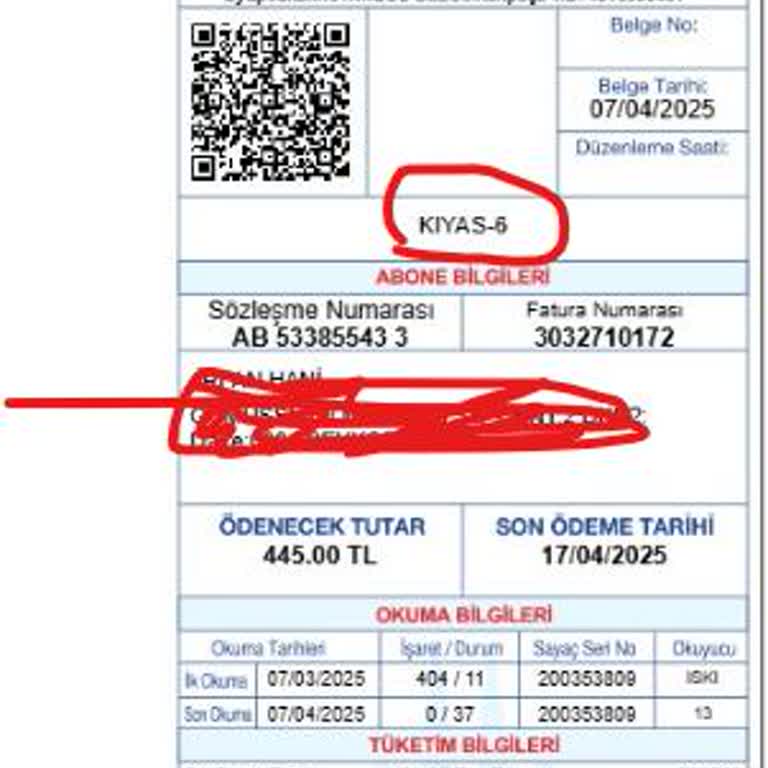 Yanlış Fatura Okuma Ve Haksız Ücretlendirme Sorunu
