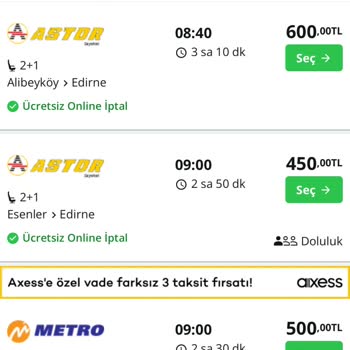 Astor Seyahat'te Yanıltıcı Bilgi Ve Kötü Müşteri Hizmeti