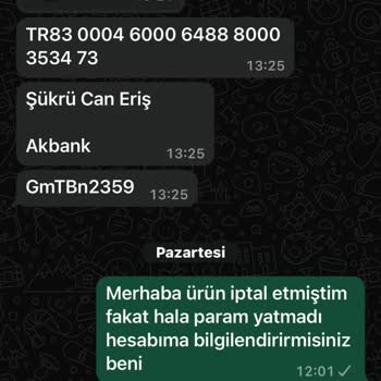 Güvenilir Sandığım Alışverişte Kaybolan Param Ve İletişimsizlik