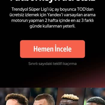 Yandex Promosyon Kodu Sorunu
