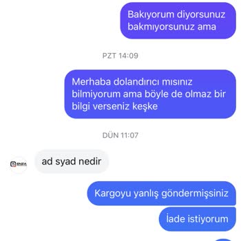 Yanlış Ürün Gönderimi Ve İletişim Sorunlarıyla Karşılaşan Müşteri