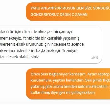 Trendyol'dan Alınan Laptopta Hediye Çanta Krizi