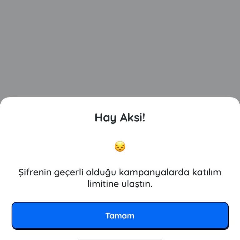 Kampanya Limiti Sorunu Ve Boşa Giden Para