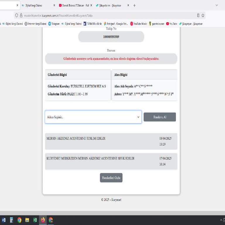 Acil Kargo İhtiyacı