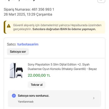 Teslim Edilmeyen Hediye Ve Yetersiz Müşteri Hizmetleri