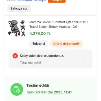 Yanlış Ürün İadesi Ve Çözüm Eksikliği