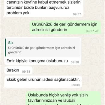 Kusurlu Ve Eksik Ürün Teslimatı İle İlgili Memnuniyetsizlik