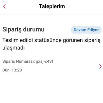 Yemek Sepeti'nde Teslim Edilmeyen Sipariş Ve İade Sorunu