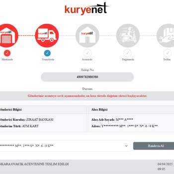 Ziraat Bankası Kart Teslimatında Sorun