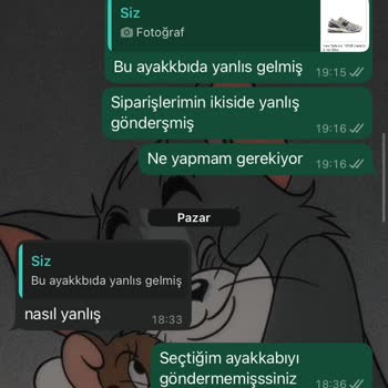 Yanlış Ürün Ve Yetersiz Müşteri Hizmetleri Mağduriyeti