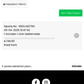 Ödeme Yapılan Ürün Kargoya Verilmedi Ve İletişim Sorunları Yaşandı