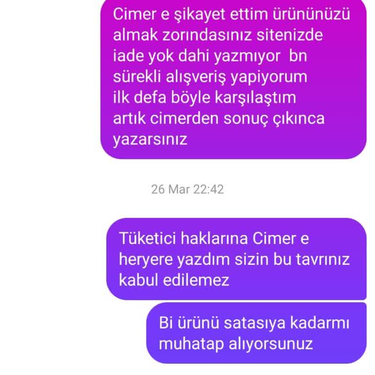 Yanlış Beden Ve Kötü Üslup: İade Talebim Reddedildi