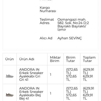 Slazenger'dan Geciken Kargo Ve İlgisiz Müşteri Hizmetleri