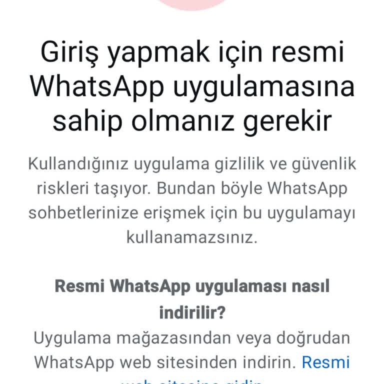 Telefon Değişikliği Sonrası WhatsApp Sorunu
