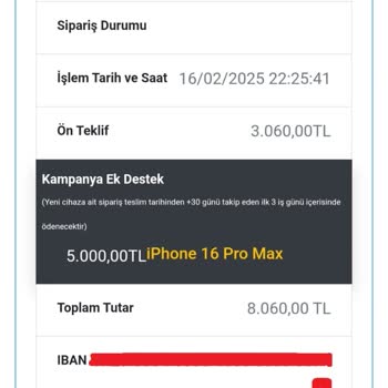 Easy Cep'in Ek Ödeme Taahhüdü Yerine Getirilmedi