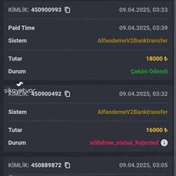 Kalebet Hesabıma Para Yatmadı
