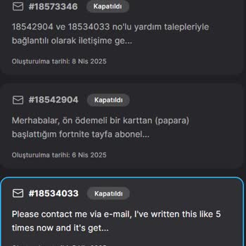 Papara Kartıyla Fortnite Satın Alımlarında Sürekli Hata Ve Çözüm Bulunamaması
