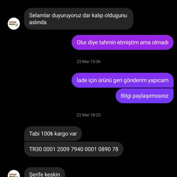 Eksik İade Ve Hasarlı Ürün Sorunu