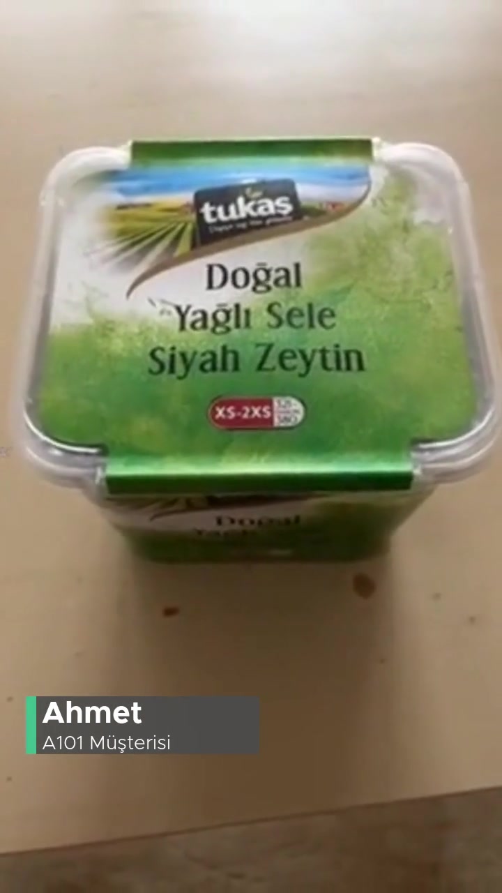 A101 Kapıda'dan Aldığım Tukaş Doğal Yağlı Sele Zeytin Küflü videonun kapak resmi