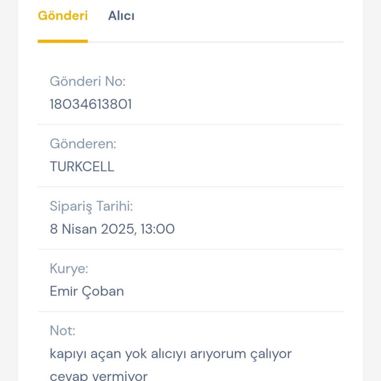 Turkcell Sim Kart Teslimatında İletişim Ve Hizmet Aksaklığı