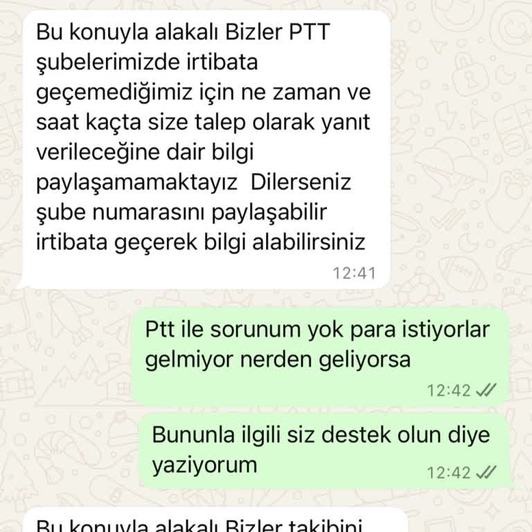 PTT'den RIA Para Transferinde Gecikme