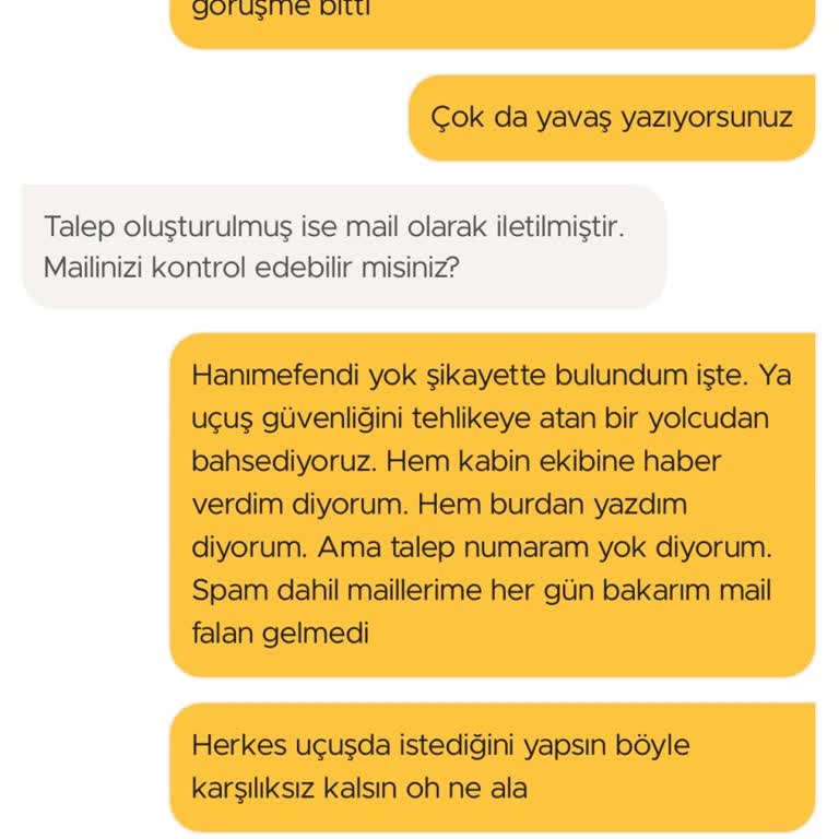 Uçakta Güvenlik İhlali Ve Yetersiz Müşteri Hizmeti
